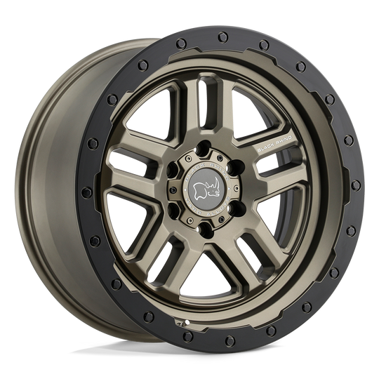 2095BTW005140Z78 - Black Rhino Barstow 20X9.5 5X139.7  0mm Matte Bronze W/ Matte Black Ring - Black Rhino Wheels Canada