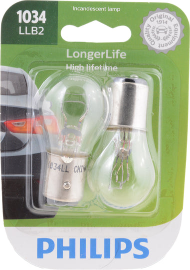 1034LLB2 Philips LongerLife Miniature 1034LL - LongerLife - Twin Blister Pack Philips Bulbs