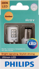 Load image into Gallery viewer, 2357ALED Philips Ultinon LED 2357ALED - Ultinon LED - Amber Philips Bulbs