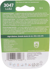 Load image into Gallery viewer, 3047LLB2 Philips LongerLife Miniature 3047LL - LongerLife - Twin Blister Pack Philips Bulbs