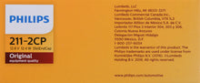 Load image into Gallery viewer, 211-2CP Philips Standard Miniature 211-2 - Standard - Multiple Commercial 10-Pack Philips Bulbs