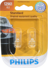 Load image into Gallery viewer, 12961B2 Philips Standard Miniature 12961 - Standard - Twin Blister Pack Philips Bulbs