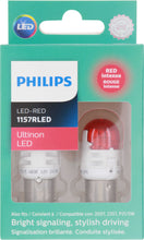 Charger l'image dans la galerie, 1157RLED Philips Ultinon LED 1157RLED - Ultinon LED - Red Philips Bulbs