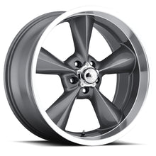 Charger l'image dans la galerie, OS 570-5475-00 GML - B/G Rod Works Old School 15X7 5X120.65 ET 0mm Gun Metal Machined Lip - B/G Rod Works Wheels Canada