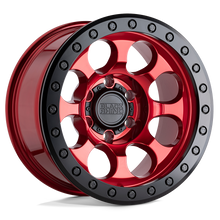 Load image into Gallery viewer, 1785RIT006135R87 - Black Rhino Riot 17X8.5 6X135  0mm Candy Red W/ Black Ring &amp; Bolts - Black Rhino Wheels Canada