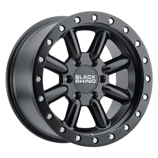 1890HCH126140M12 - Black Rhino Hachi 18X9 6X139.7  12mm Matte Black - Black Rhino Wheels Canada