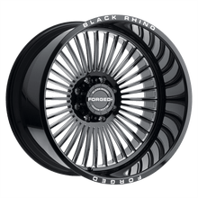 Load image into Gallery viewer, 2414HRS-65127B71 - Black Rhino Horus 24X14 5X127 -76 mm Gloss Black W/ Milled Spokes - Black Rhino Wheels Canada