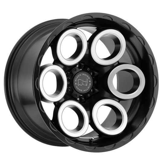 2095MAG066140B12 - Black Rhino Magnus 20X9.5 6X139.7  6mm Matte Black W/ Matte Machine Face & Milled Window - Black Rhino Wheels Canada