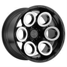 Charger l'image dans la galerie, 1795MAG-85127B71 - Black Rhino Magnus 17X9.5 5X127 -18 mm Matte Black W/ Matte Machine Face &amp; Milled Window - Black Rhino Wheels Canada