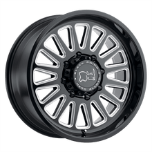 Load image into Gallery viewer, 2095CAL128170B25 - Black Rhino Ocala 20X9.5 8X170  12mm Gloss Black W/ Milled Spokes - Black Rhino Wheels Canada
