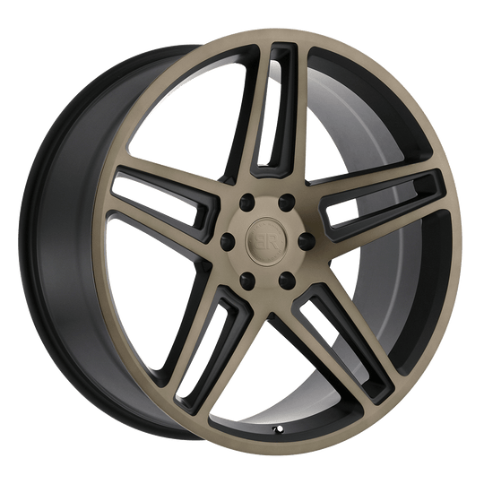2095SAF255150F10 - Black Rhino Safari 20X9.5 5X150  25mm Matte Black W/ Machined Face & Dark Matte Tint - Black Rhino Wheels Canada