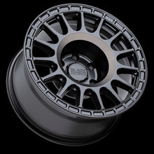 Load image into Gallery viewer, 1785SND006140M12A - Black Rhino Sandstorm 17X8.5 6X139.7  0mm Semi Gloss Black W/ Machined Dark Tint Ring - Black Rhino Wheels Canada