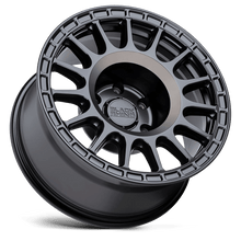 Charger l'image dans la galerie, 1570SND155114M76A - Black Rhino Sandstorm 15X7 5X114.3  15mm Semi Gloss Black W/ Machined Dark Tint Ring - Black Rhino Wheels Canada