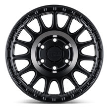 Charger l'image dans la galerie, 1780SND355114M76A - Black Rhino Sandstorm 17X8 5X114.3  35mm Semi Gloss Black W/ Machined Dark Tint Ring - Black Rhino Wheels Canada