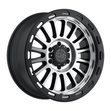 Charger l'image dans la galerie, 1890TAP-28165F22 - Black Rhino Taupo 18X9 8X165.1 -12 mm Matte Black W/ Matte Machined Face - Black Rhino Wheels Canada