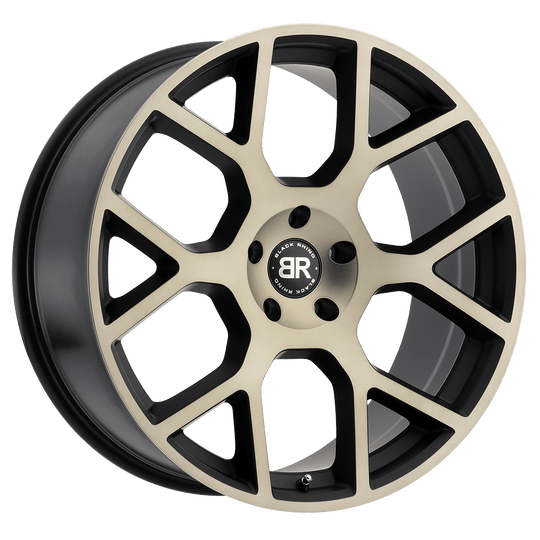 2410TEM356135M87 - Black Rhino Tembe 24X10 6X135  35mm Matte Black W/ Machined Face & Dark Matte Tint - Black Rhino Wheels Canada
