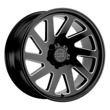 Load image into Gallery viewer, 2095THR-85127B71 - Black Rhino Thrust 20X9.5 5X127 -18 mm Gloss Black W/ Milled Spokes - Black Rhino Wheels Canada