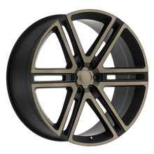 Load image into Gallery viewer, 2095TBV156140M12 - Black Rhino Timbvati 20X9.5 6X139.7  15mm Matte Black W/ Machined Face &amp; Dark Matte Tint - Black Rhino Wheels Canada
