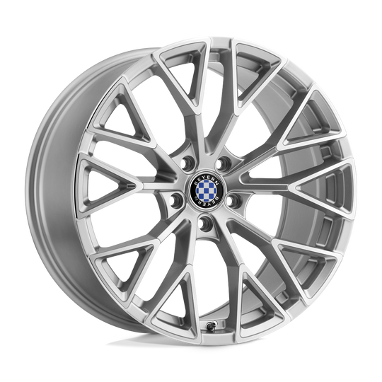 1790BYL205120S72 - Beyern Antler 17X9 5X120  20mm Silver W/ Mirror Cut Face - Beyern Wheels Canada