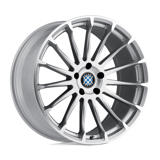 1780BYA155120S74 - Beyern Aviatic 17X8 5X120  15mm Silver W/ Mirror Cut Face - Beyern Wheels Canada