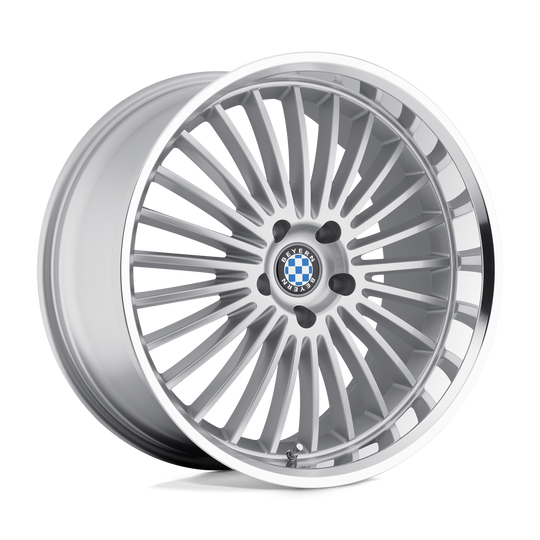 1985BYT405120S72 - Beyern Multi 19X8.5 5X120  40mm Silver W/ Mirror Cut Lip - Beyern Wheels Canada