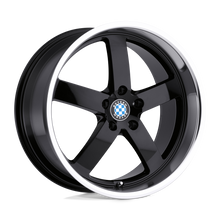 Load image into Gallery viewer, 1895BYR305120B72 - Beyern Rapp 18X9.5 5X120  30mm Gloss Black W/ Mirror Cut Lip - Beyern Wheels Canada