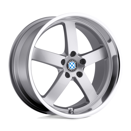 1995BYR455120S72 - Beyern Rapp 19X9.5 5X120  45mm Silver W/ Mirror Cut Lip - Beyern Wheels Canada