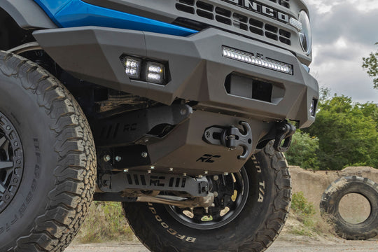 51058 Hidden Winch Mount - 9500S - Ford Bronco 4WD (2021-2023) Rough Country Canada