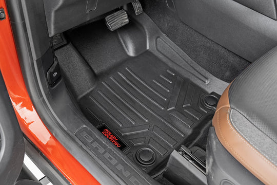 M-51323 Floor Mats - FR & RR - Ford Bronco Sport 4WD (2021-2023) Rough Country Canada