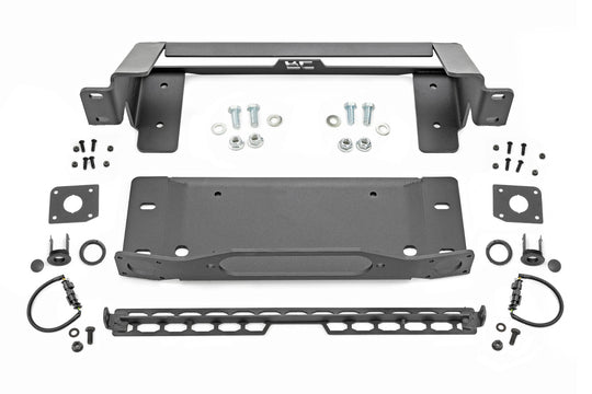 51066 High Winch Mount - All Models - Ford Bronco 4WD (2021-2023) Rough Country Canada