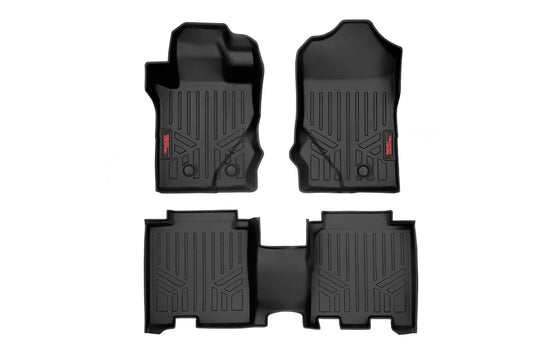 M-51602 Floor Mats - Front & Rear - Ford Bronco 4WD (2021-2023) Rough Country Canada