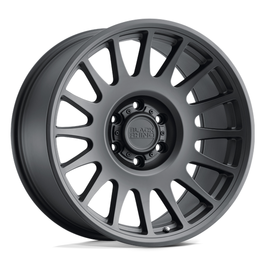 1790BLH006135M87 - Black Rhino Bullhead 17X9 6X135  0mm Matte Black - Black Rhino Wheels Canada