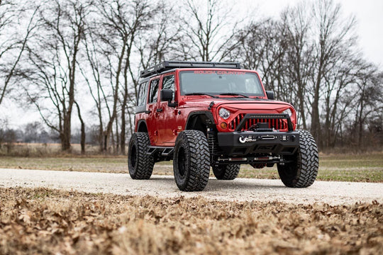 10524 Replacement Grille - Angry Eyes - Jeep Wrangler JK (2007-2018) Rough Country Canada