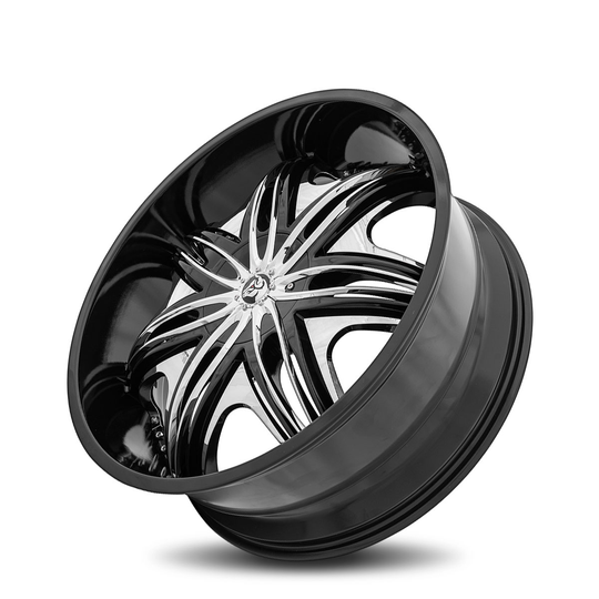 MOR-261BLNK3078LB - Diablo Morpheus 26X10 Blank 30mm Gloss Black - Diablo Wheels Canada