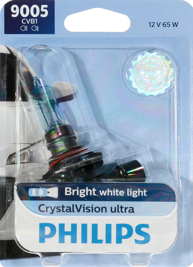 9005CVB1 Philips CrystalVision ultra Headlight 9005 - CrystalVision Ultra - Single Blister Pack Philips Bulbs