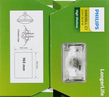 Load image into Gallery viewer, H4656LLC1 Philips LongerLife Sealed Beam H4656LL - LongerLife - Single Commercial Pack Philips Bulbs