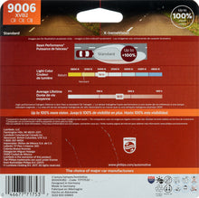 Load image into Gallery viewer, 9006XVB2 Philips X-tremeVision Headlight 9006 - X-tremeVision - Twin Blister Pack Philips Bulbs