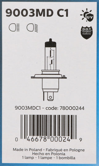 9003MDC1 Philips MasterDuty Bulb - MasterDuty Single Commercial Pack Philips Bulbs