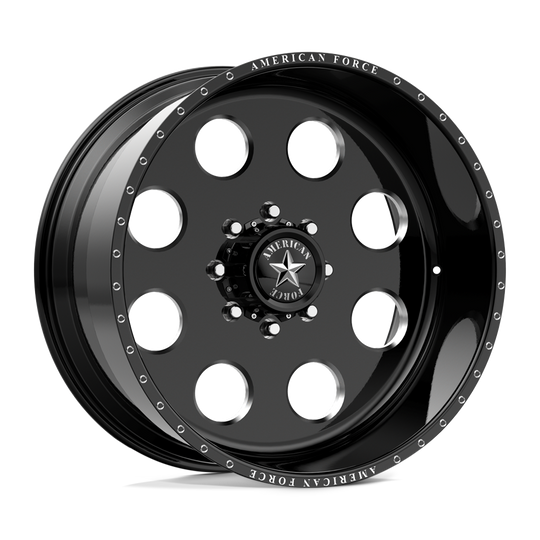 AFDA1122-2-0 - American Force AFW Classic 19.5X6.75 8X165.1 mm Gloss Black - American Force Wheels Canada