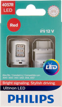 Load image into Gallery viewer, 4057RLED Philips Ultinon LED 4057RLED - Ultinon LED - Red Philips Bulbs