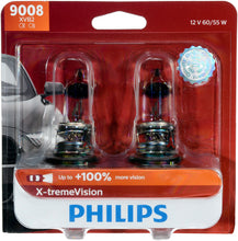 Load image into Gallery viewer, 9008XVB2 Philips X-tremeVision Headlight 9008 - X-tremeVision - Twin Blister Pack Philips Bulbs