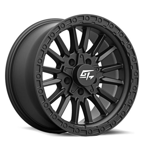 GT10818961122 - GT Offroad Chamber 18X9 6X135 / 6X139.7 12mm Matte Black - GT Offroad Wheels Canada