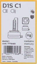Load image into Gallery viewer, D1SC1 Philips Xenon HID lamp D1S - Standard - Single Commercial Pack Philips Bulbs