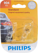 Load image into Gallery viewer, 904B2 Philips Standard Miniature 904 - Standard - Twin Blister Pack Philips Bulbs