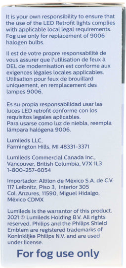 9006UEFLED Philips Untinon Essential - Ultinon Essential LED Fog Philips Bulbs