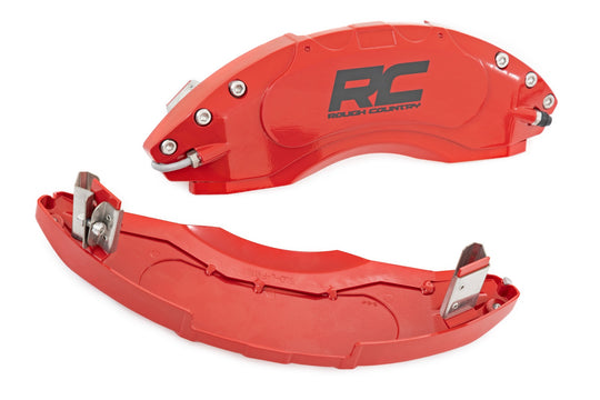 71146A Caliper Cover - Red - Toyota Tacoma 2WD/4WD (2005-2023) Rough Country Canada