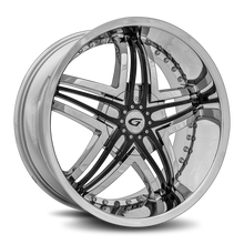 Load image into Gallery viewer, G1-22851151873 - Diablo Blitz 22X8.5 5X115 18mm Chrome - Diablo Wheels Canada