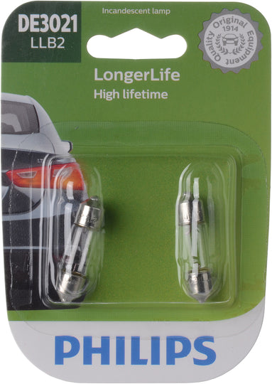DE3021LLB2 Philips LongerLife Miniature DE3021LL - LongerLife - Twin Blister Pack Philips Bulbs