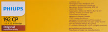 Load image into Gallery viewer, 192CP Philips Standard Miniature 192 - Standard - Multiple Commercial 10-Pack Philips Bulbs