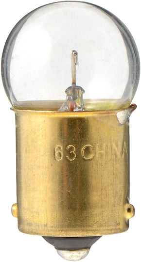 63B2 Philips Standard Miniature 63 - Standard - Twin Blister Pack Philips Bulbs